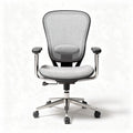 Mesh office chair with adjustable height and ergonomic design gray 50 x 60 x 110cm